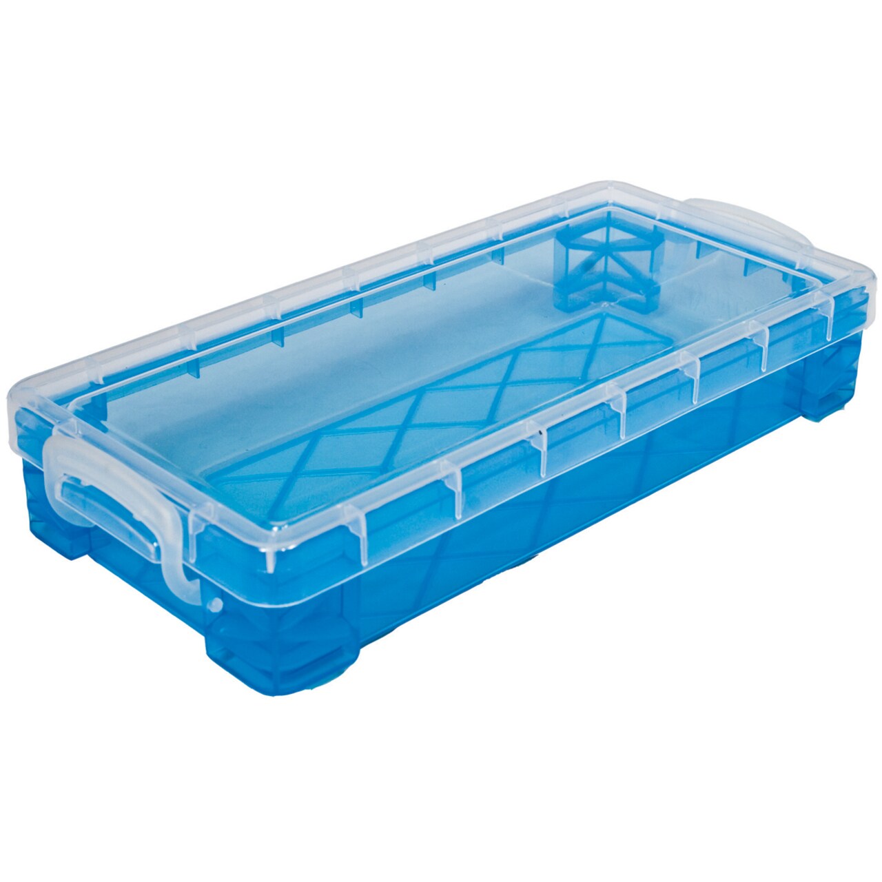 Storage Studios Super Stacker Pencil Box-1.6"X4"X8.5" Assorted Colors
